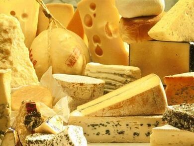 Cheese in the male diet can stimulate potency